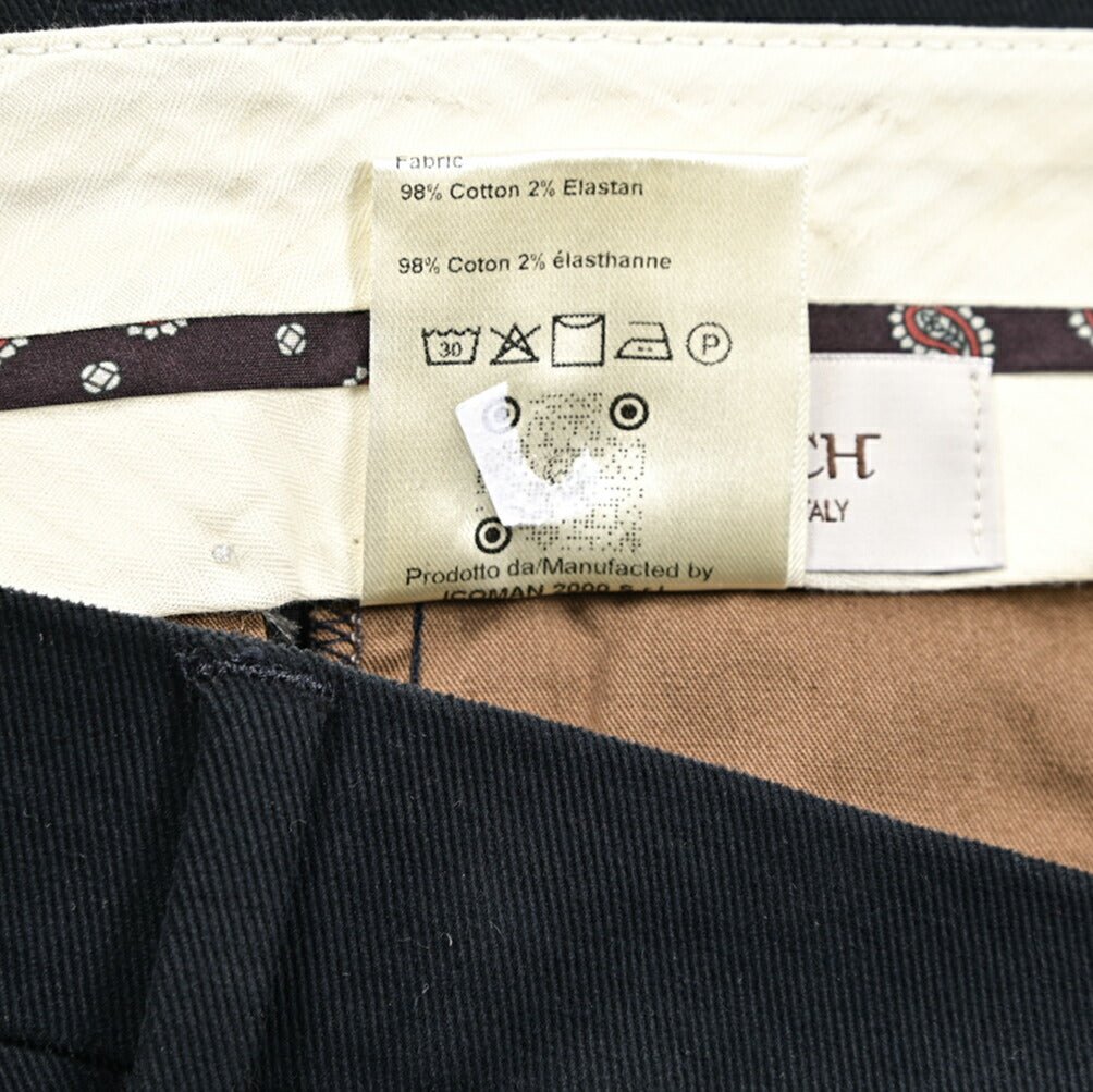 BERWICH "YRETRO LONG" ストレッチコットン ノータックパンツ|433806-48|GUARDAROBA MILANO OFFICIAL STORE