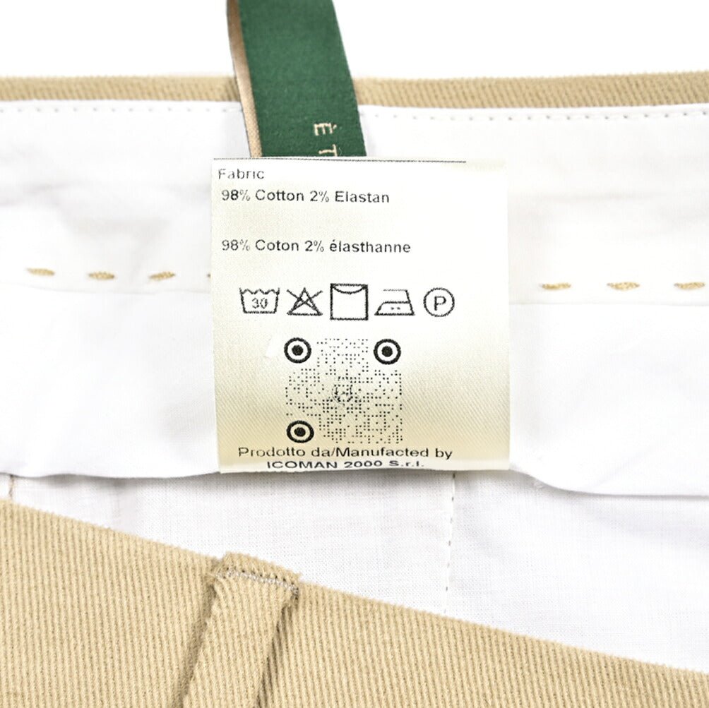 新春セール|BERWICH "YRETRO LONG" ストレッチコットン ノータックパンツ|433870-46|GUARDAROBA MILANO OFFICIAL STORE