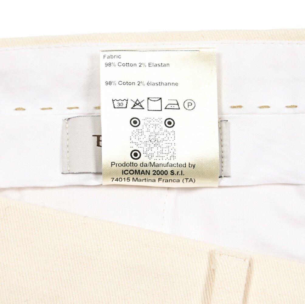 BERWICH "YRETRO LONG" ストレッチコットン ノータックパンツ|433893-46|GUARDAROBA MILANO OFFICIAL STORE