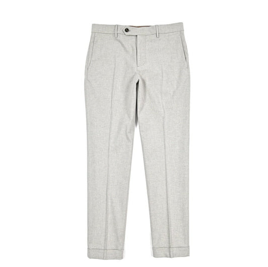 BERWICH “YRETRO LONG” ストレッチコットン ノータックパンツ ライトグレー(lt grey) 46 | GUARDAROBA MILANO OFFICIAL STORE