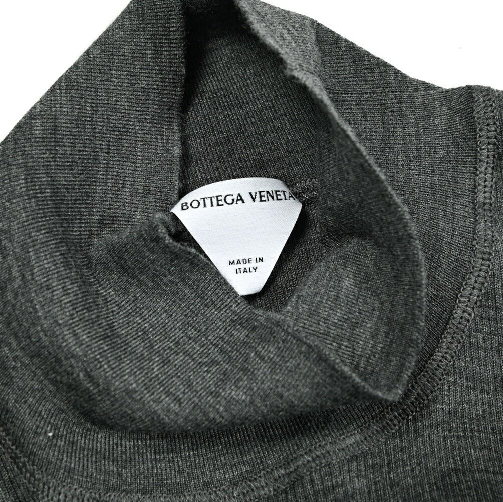 BOTTEGA VENETA ウール100% モックネックリブニットセーター|416391|GUARDAROBA MILANO OFFICIAL STORE