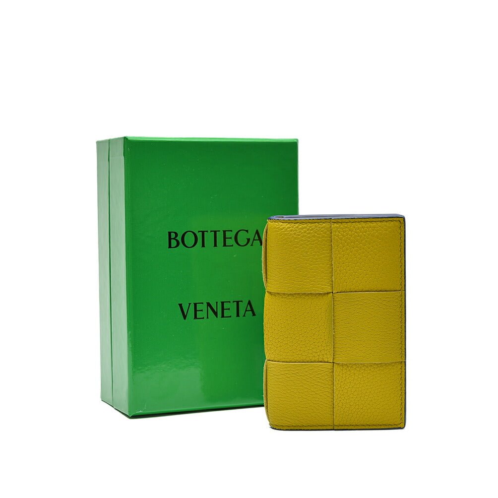 BOTTEGA VENETA カーフスキン イントレチャートレザー二つ折りカードケース|415913|GUARDAROBA MILANO OFFICIAL STORE