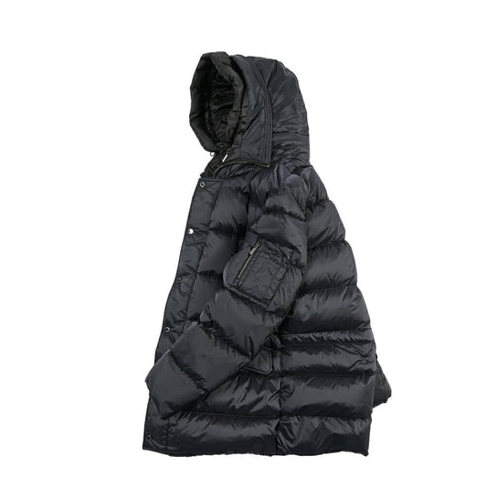 CLEARANCE SALE|MOORER “GRIMA-SH” ナイロン100% フード付きダウンコート ネイビー(BLU) 50 | GUARDAROBA MILANO OFFICIAL STORE