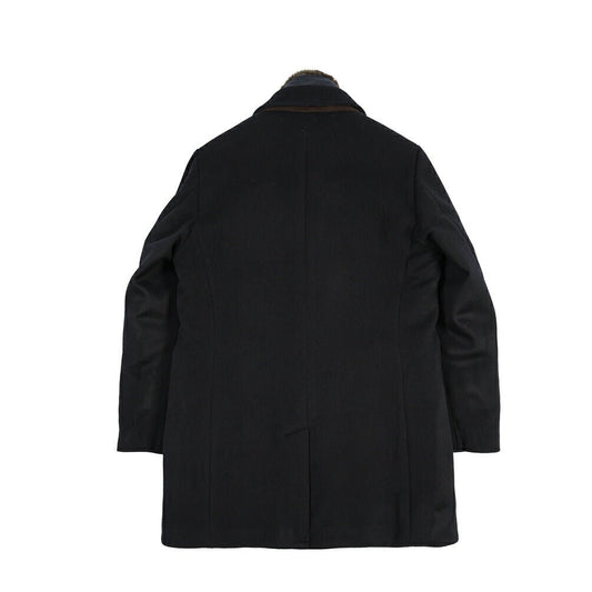 CLEARANCE SALE|MOORER “JASON-LE” シミヤ混ウール 着脱可能フロントライナー付きダウンチェスターコート ネイビー(NAVY) 48 | GUARDAROBA MILANO OFFICIAL STORE