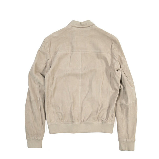 CLEARANCE SALE|MOORER “MAURILIO-CPF” ラムスキン100% スエードレザーブルゾン MA-1 ベージュ(GESSO) 46 | GUARDAROBA MILANO OFFICIAL STORE