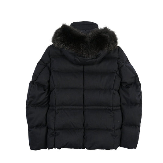 CLEARANCE SALE|MOORER “PHILIP-IL” カシミヤ100% スタンドカラーダウンジャケット / Loro Piana製生地 (RAIN SYSTEM) ネイビー(BLU SCURO) 44 | GUARDAROBA MILANO OFFICIAL STORE