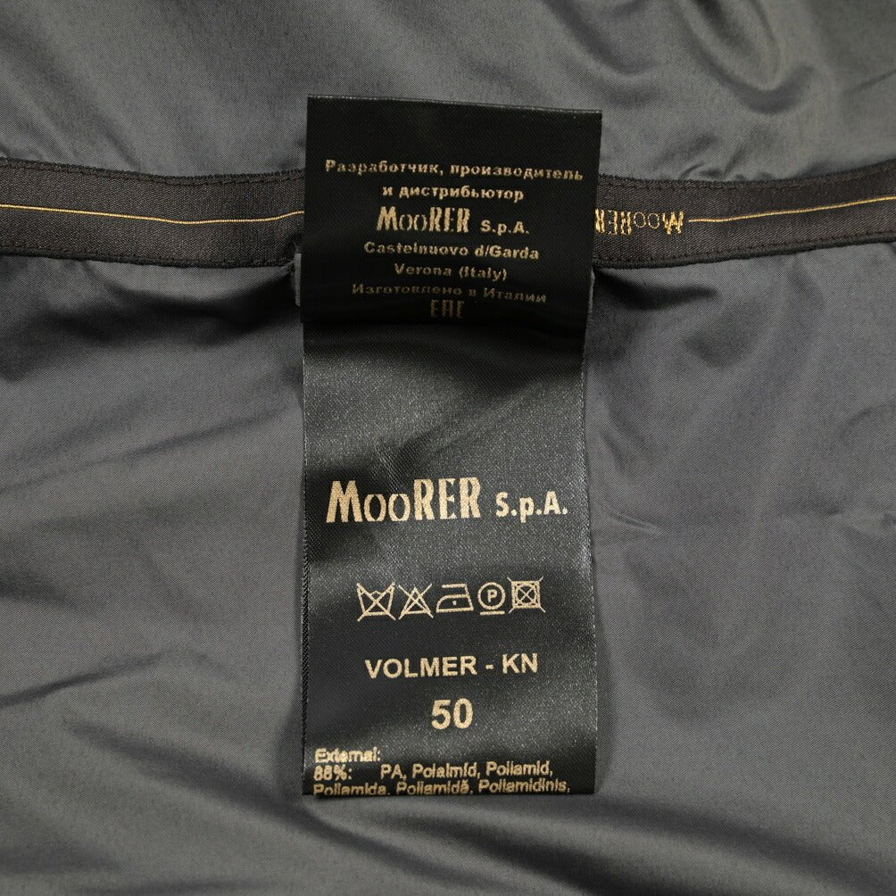 CLEARANCE SALE|MOORER “VOLMER-KN” 高機能ストレッチナイロン Pコート / ACQUA RESISTANT (撥水) グレー(ASFALTO) 46 | GUARDAROBA MILANO OFFICIAL STORE