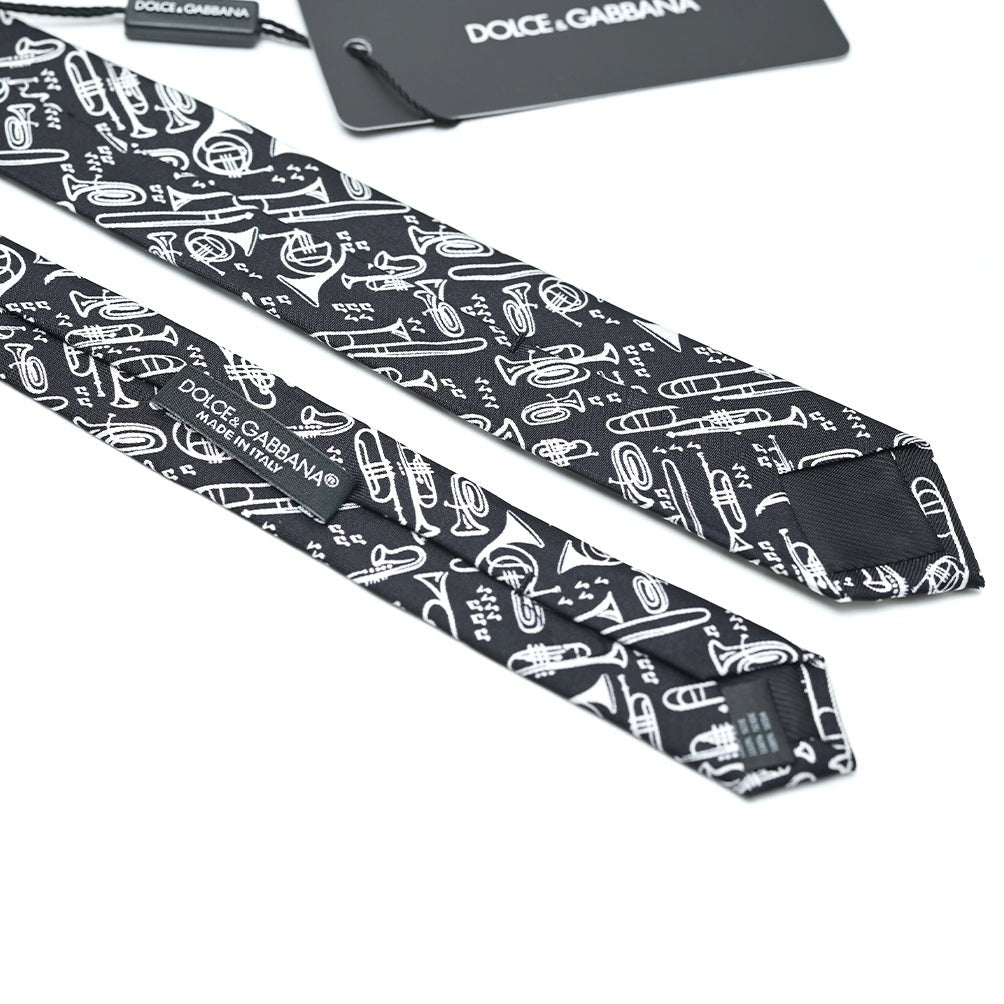 DOLCE & GABBANA シルク100% 総柄ネクタイ(ナロータイ)|409073|GUARDAROBA MILANO OFFICIAL STORE