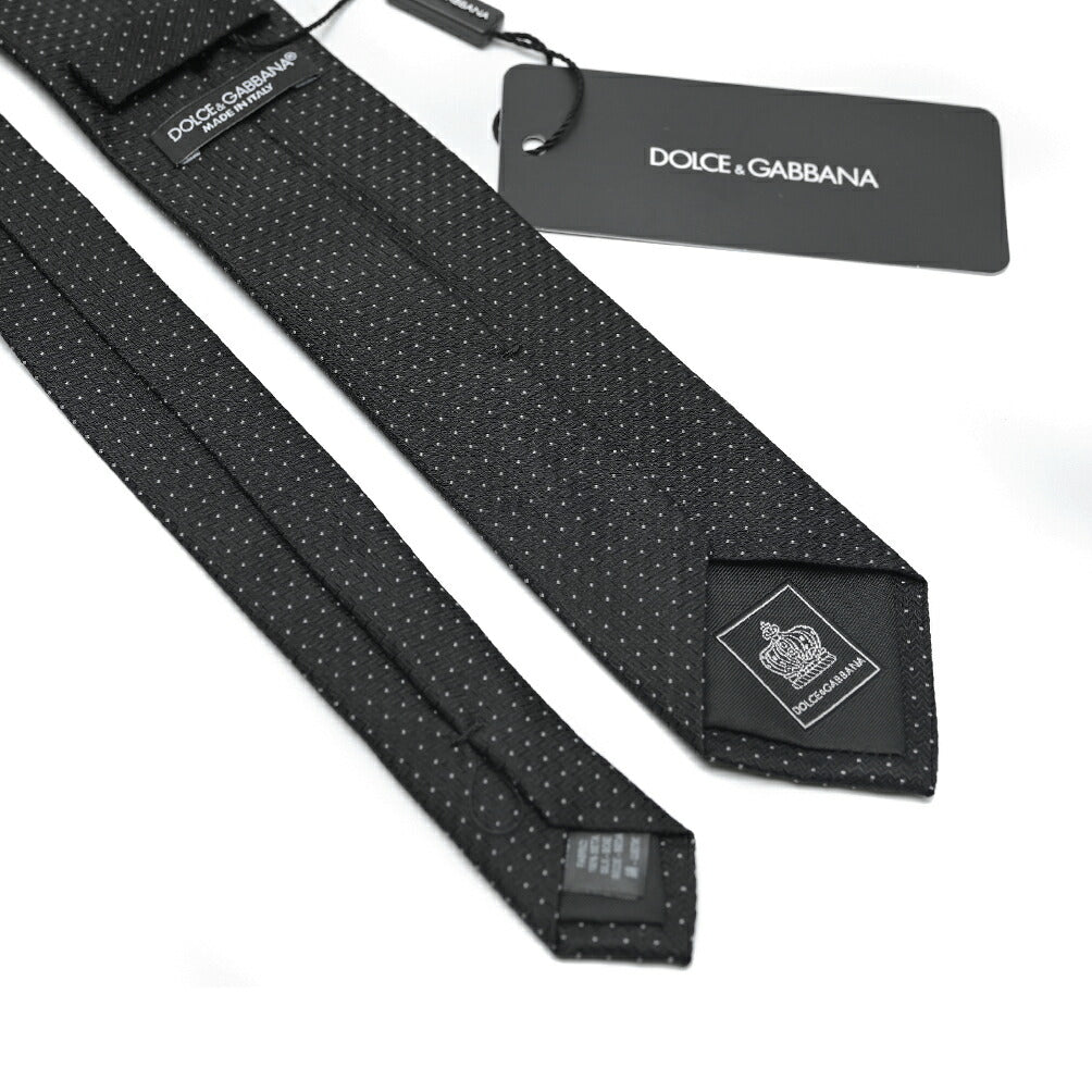 DOLCE & GABBANA シルク100% ドットネクタイ(ナロータイ)|409182|GUARDAROBA MILANO OFFICIAL STORE