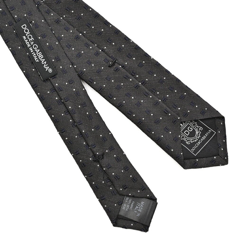 DOLCE & GABBANA シルク100% 小紋柄ネクタイ(ナロータイ)|409082|GUARDAROBA MILANO OFFICIAL STORE