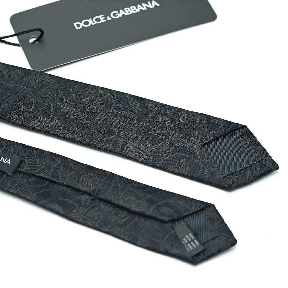 DOLCE & GABBANA シルク100% 花柄ネクタイ(ナロータイ)|409051|GUARDAROBA MILANO OFFICIAL STORE
