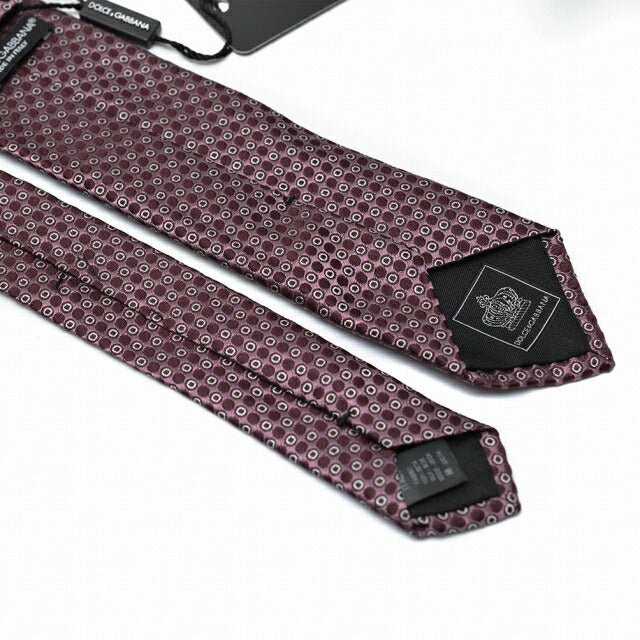 DOLCE & GABBANA シルク100% 小紋柄ネクタイ(ナロータイ)|409169|GUARDAROBA MILANO OFFICIAL STORE