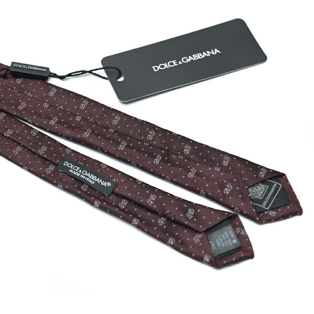 DOLCE & GABBANA シルク100% ロゴネクタイ(ナロータイ)|GUARDAROBA MILANO OFFICIAL STORE