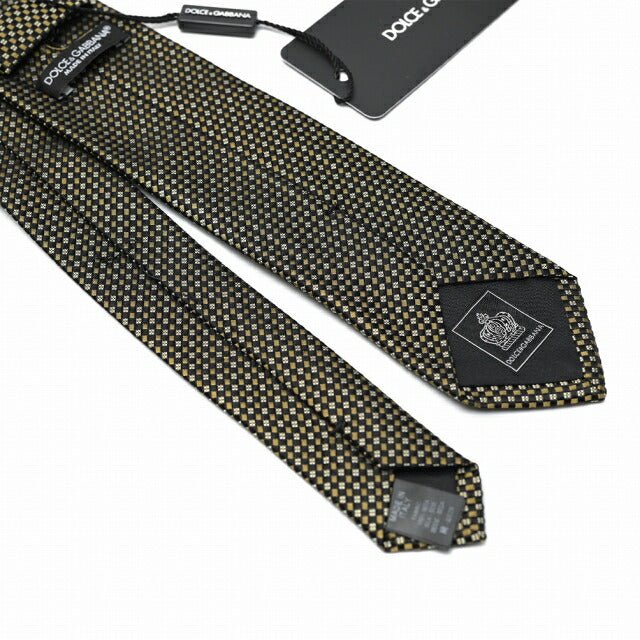 DOLCE & GABBANA シルク100% チェックネクタイ(ナロータイ)|409130|GUARDAROBA MILANO OFFICIAL STORE