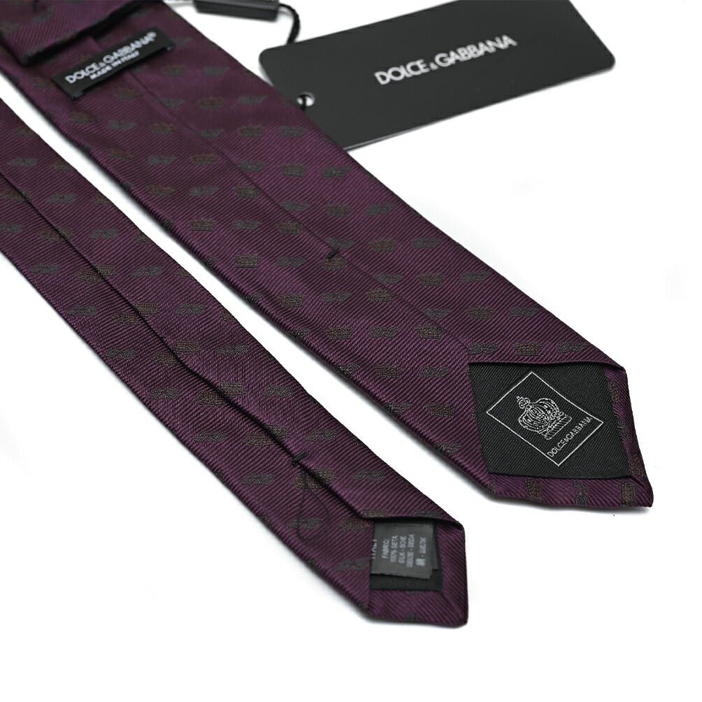 DOLCE & GABBANA シルク100% ロゴネクタイ(ナロータイ)|409178|GUARDAROBA MILANO OFFICIAL STORE