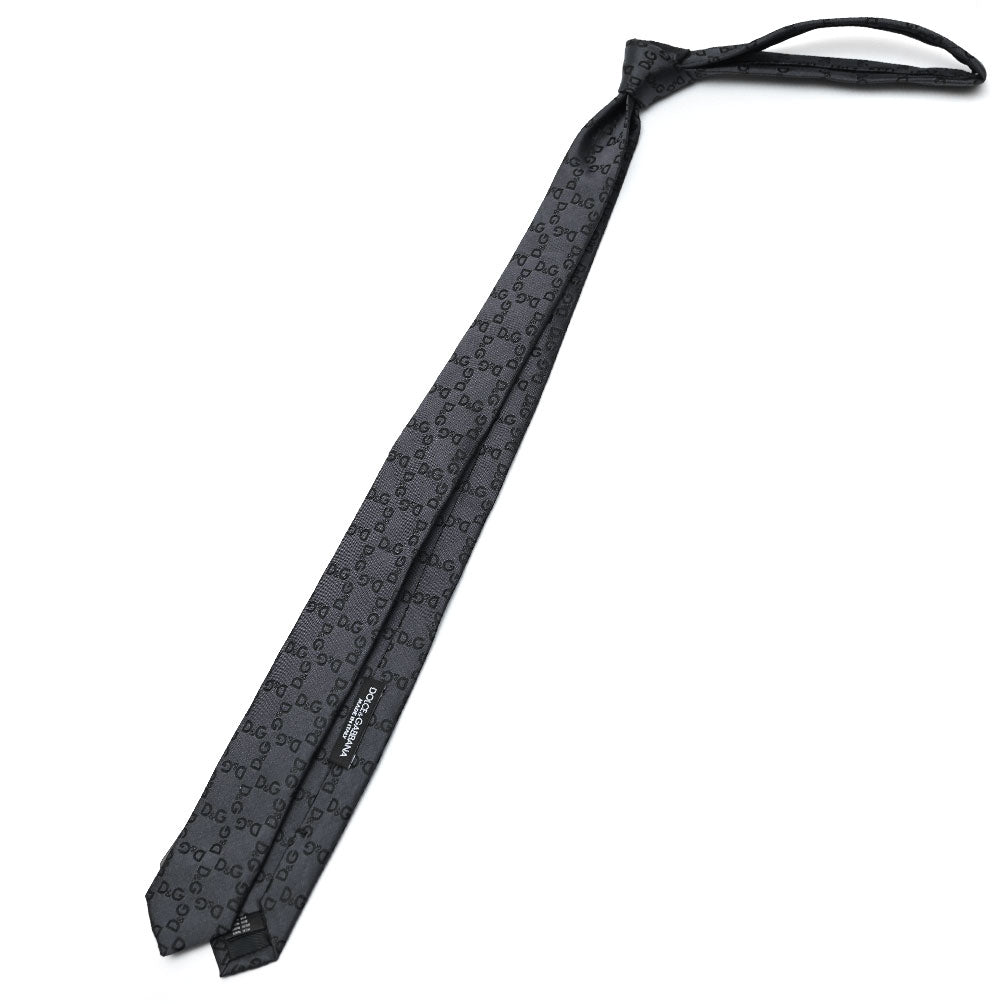 DOLCE & GABBANA シルク100% ロゴネクタイ(ナロータイ)|409088|GUARDAROBA MILANO OFFICIAL STORE