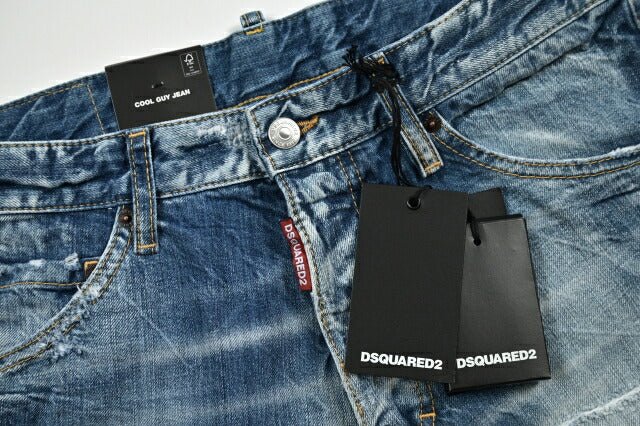 DSQUARED2 COOL GUY JEAN コットン100% ダメージデニムジーンズ|GUARDAROBA MILANO OFFICIAL STORE