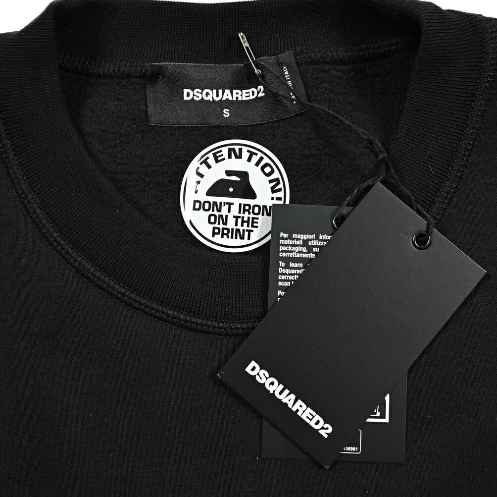 DSQUARED2 ICON クルーネックスウェットシャツ|GUARDAROBA MILANO OFFICIAL STORE