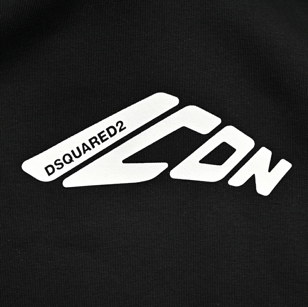 DSQUARED2 ICON コットンスウェット プルオーバーパーカー|GUARDAROBA MILANO OFFICIAL STORE