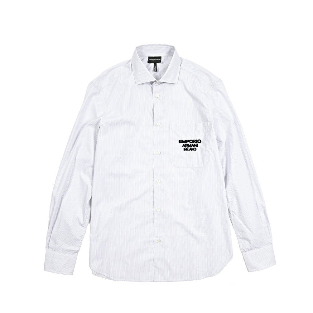 EMPORIO ARMANI コットン100% レギュラーフィットシャツ|426440|GUARDAROBA MILANO OFFICIAL STORE