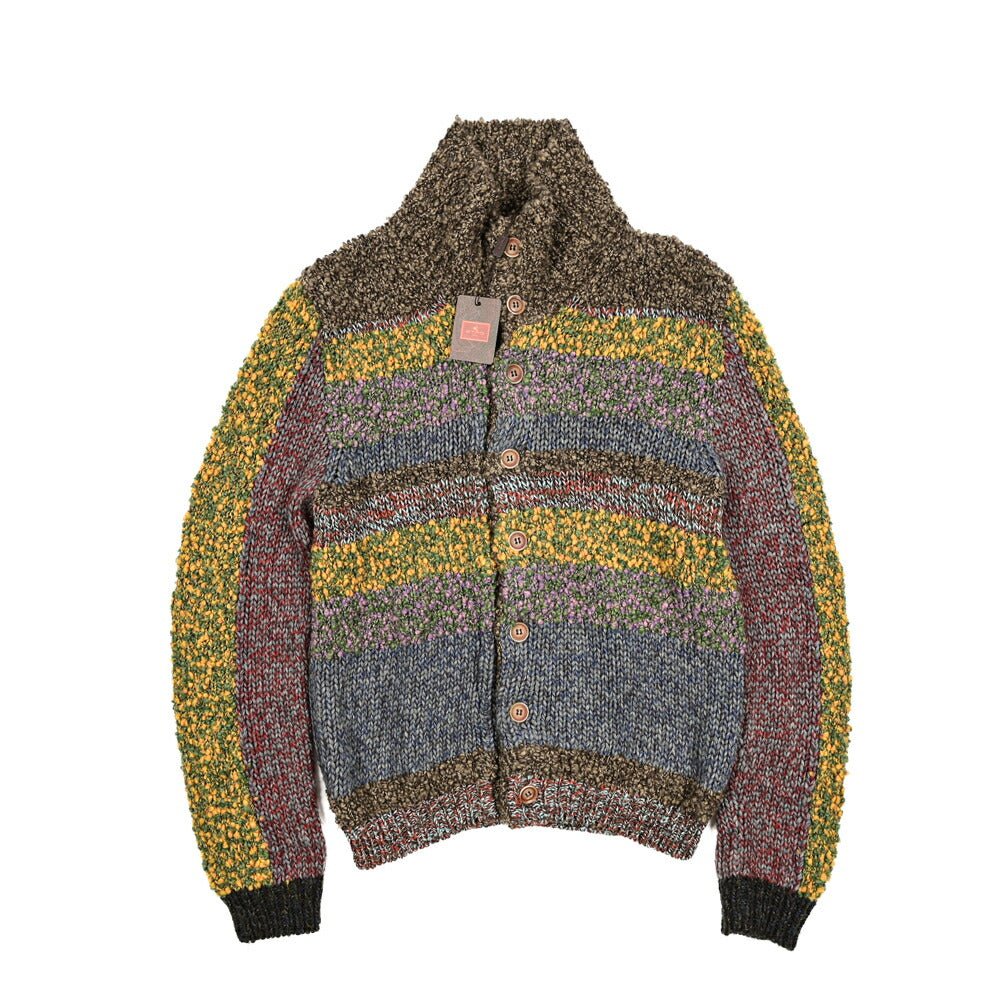 SALE|ETRO ウール100% ブークレニットカーディガン|406943|GUARDAROBA MILANO OFFICIAL STORE