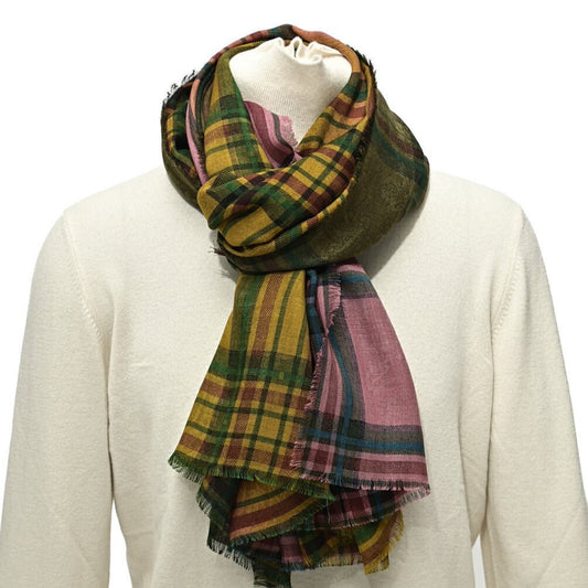 ETRO ウール100% チェック柄ストール|407343|GUARDAROBA MILANO OFFICIAL STORE