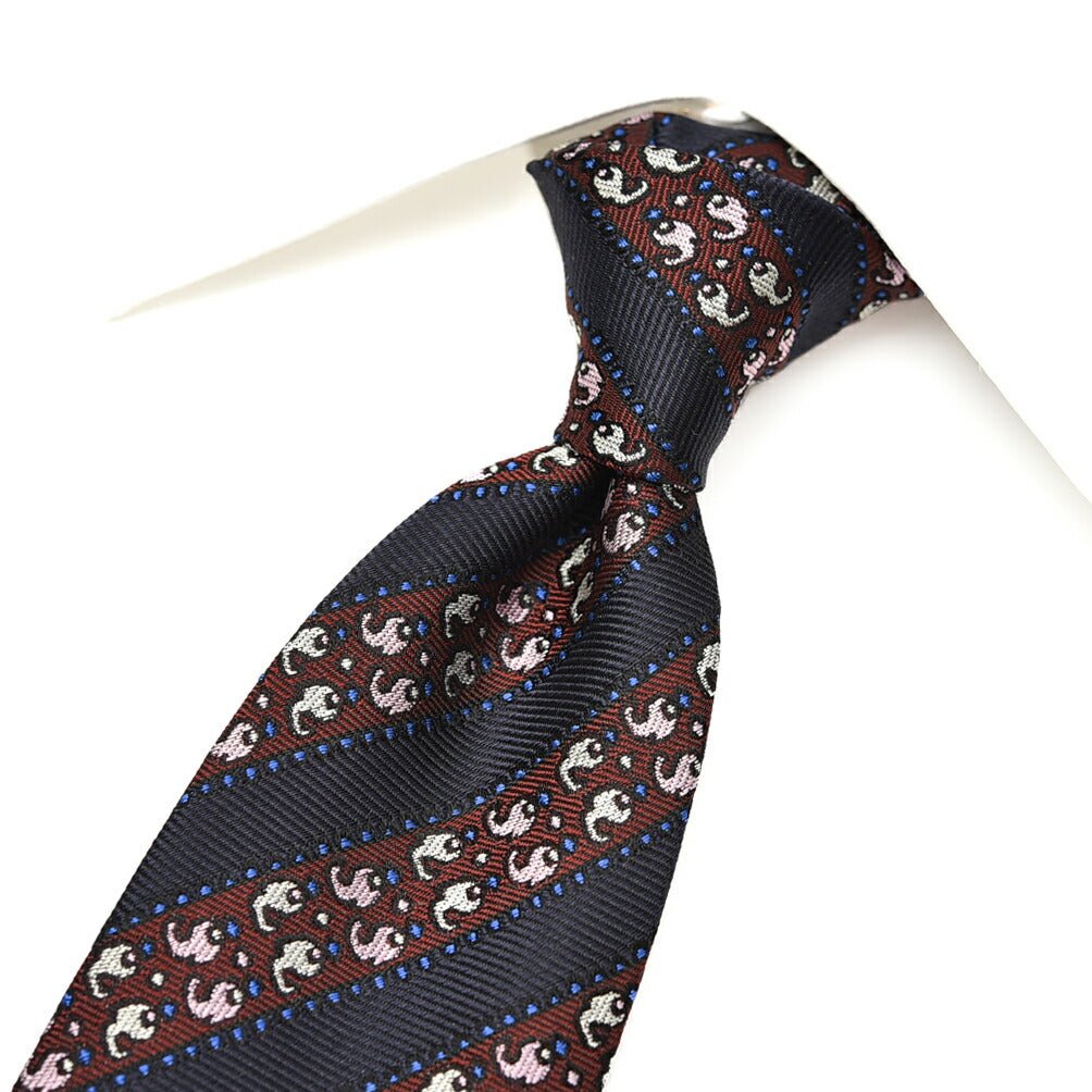 ETRO シルク100% レジメンタルネクタイ(ワイドタイ)|421260|GUARDAROBA MILANO OFFICIAL STORE