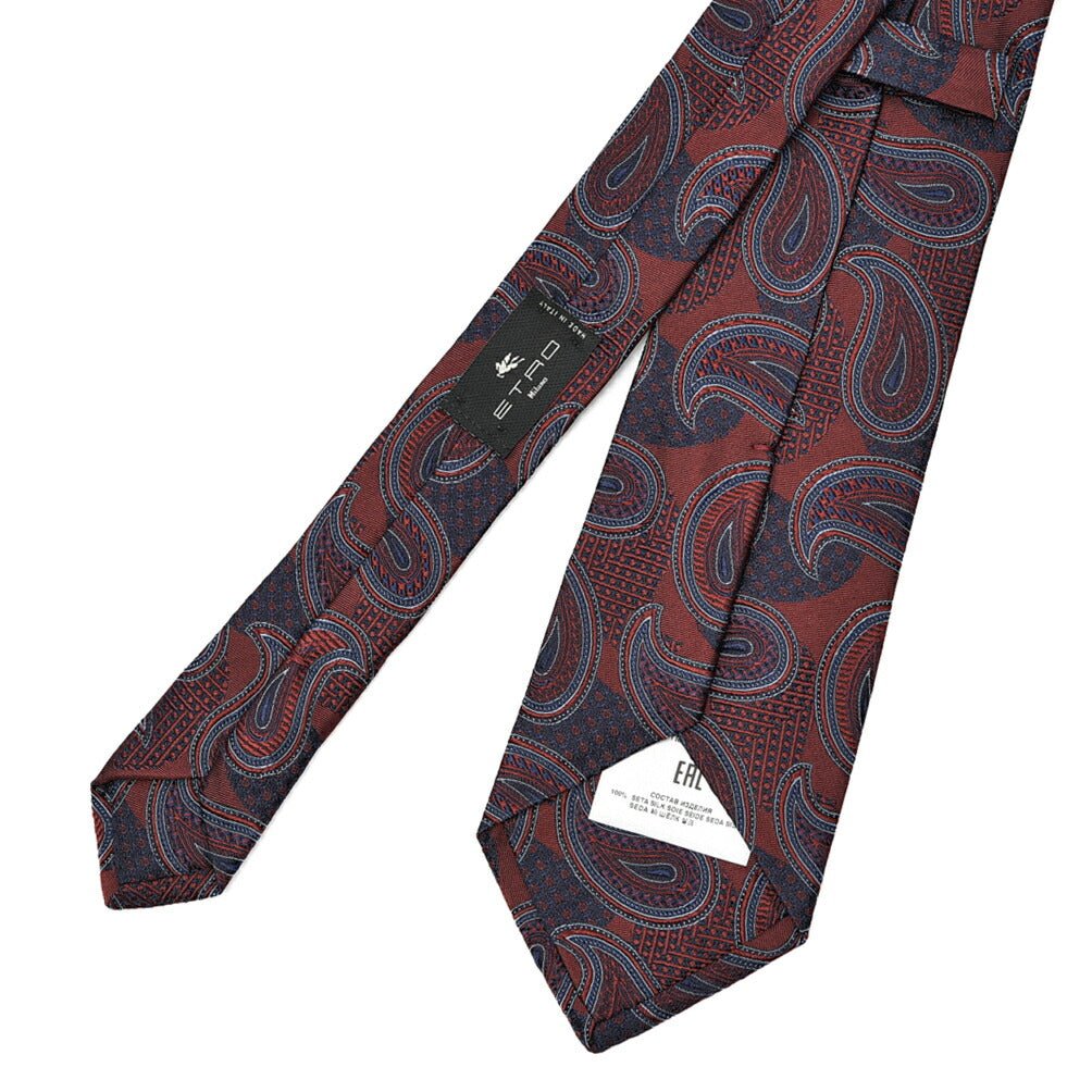 ETRO シルク100% ペイズリー柄ネクタイ(ワイドタイ)|421270|GUARDAROBA MILANO OFFICIAL STORE