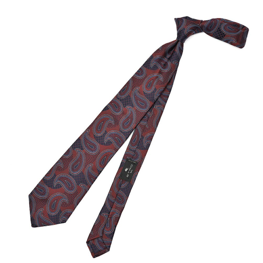 ETRO シルク100% ペイズリー柄ネクタイ(ワイドタイ)|421270|GUARDAROBA MILANO OFFICIAL STORE