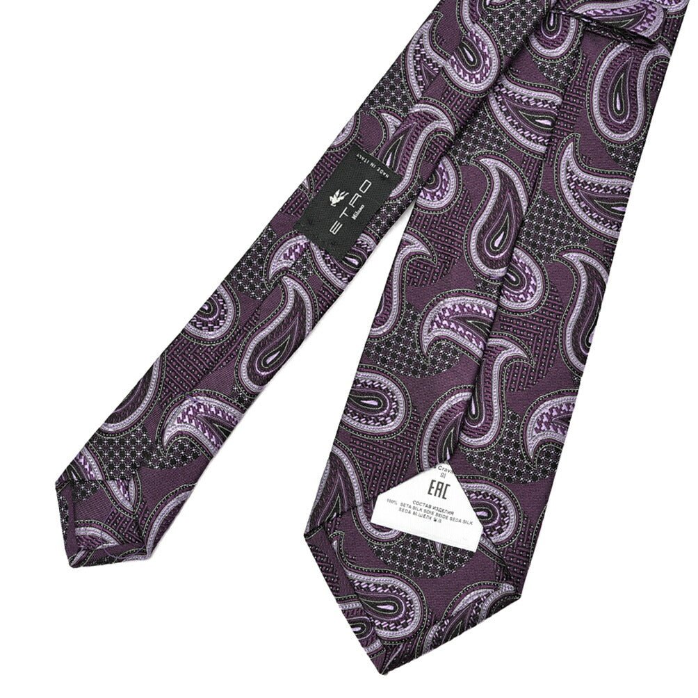 ETRO シルク100% ペイズリー柄ネクタイ(ワイドタイ)|421277|GUARDAROBA MILANO OFFICIAL STORE