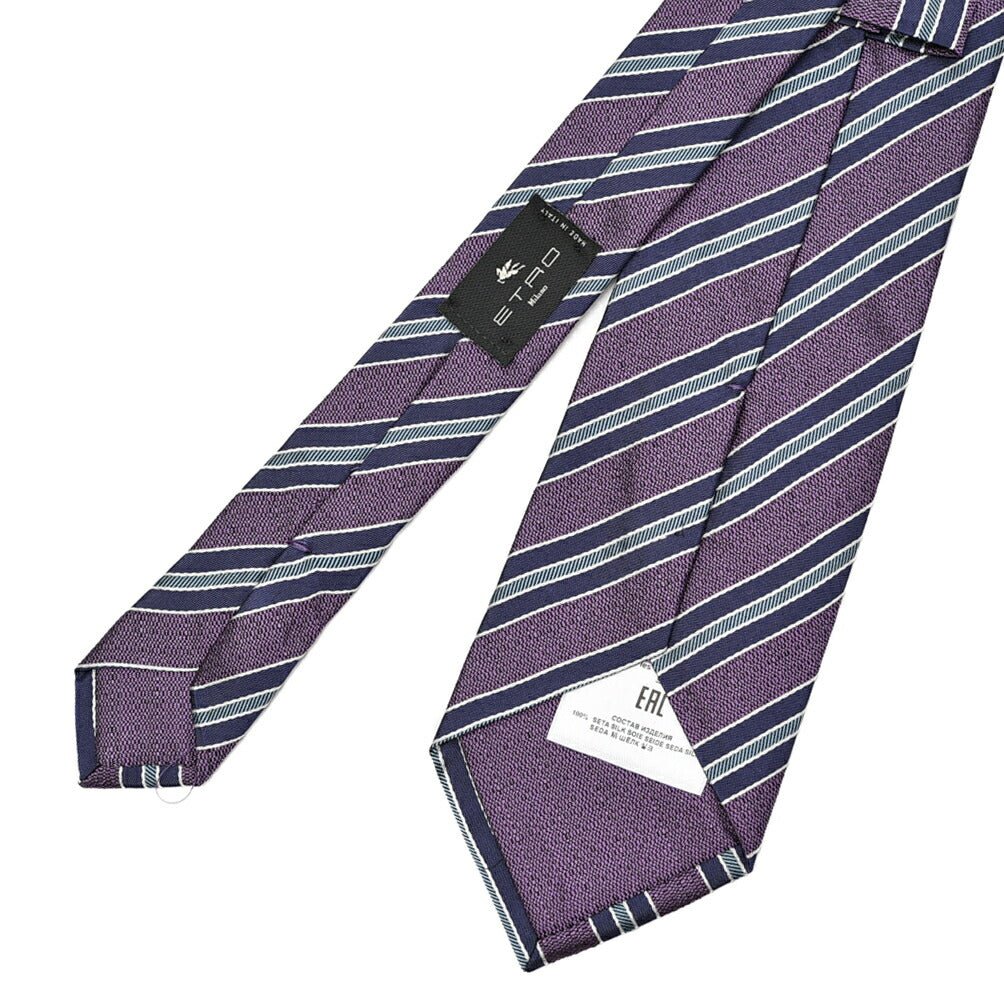 ETRO シルク100% レジメンタルネクタイ(ワイドタイ)|421278|GUARDAROBA MILANO OFFICIAL STORE