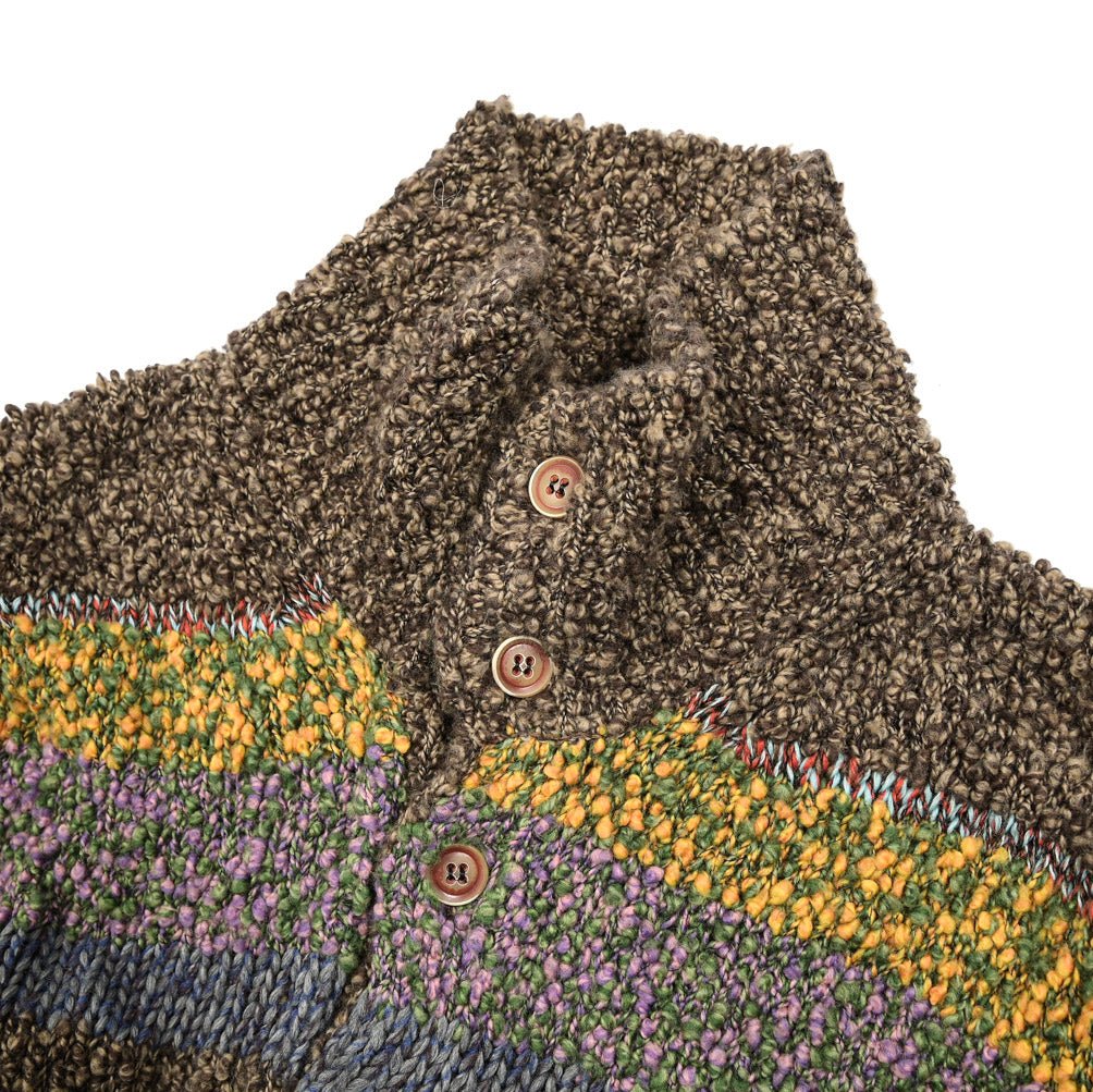 SALE|ETRO ウール100% ブークレニットカーディガン|406943|GUARDAROBA MILANO OFFICIAL STORE