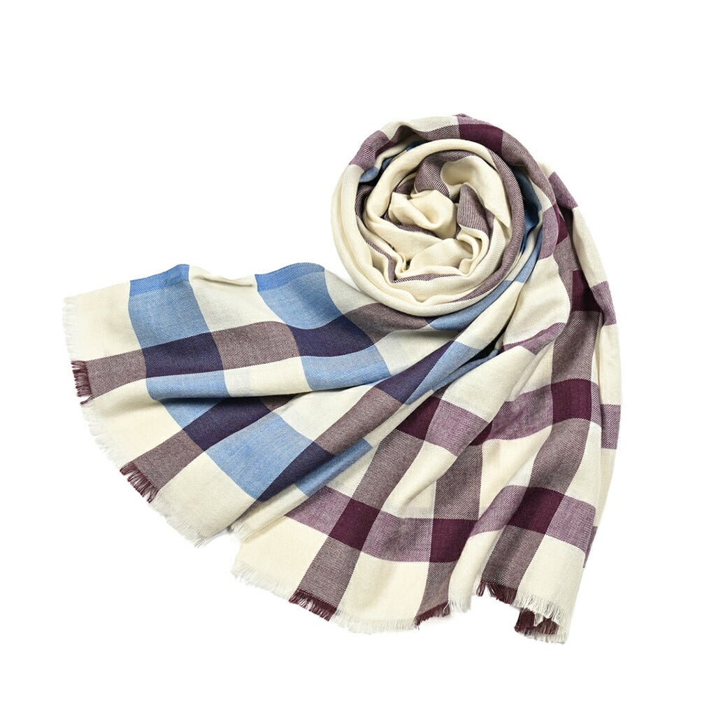 SALE|ETRO カシミヤシルク チェック柄ストール|407352|GUARDAROBA MILANO OFFICIAL STORE