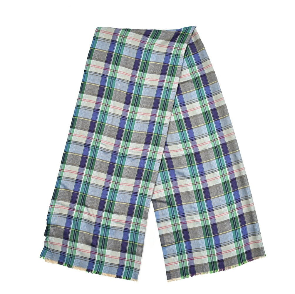 SALE|ETRO カシミヤシルク チェック柄ストール|407357|GUARDAROBA MILANO OFFICIAL STORE