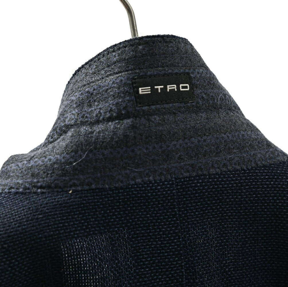 SALE|ETRO ウールリネン 2Bシングルテーラードジャケット|406315|GUARDAROBA MILANO OFFICIAL STORE