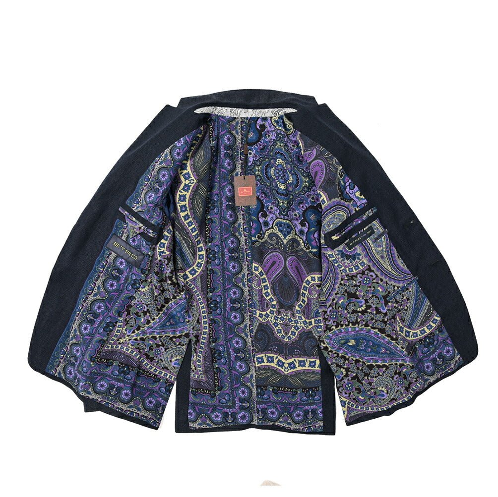 SALE|ETRO ウールリネン 2Bシングルテーラードジャケット|406315|GUARDAROBA MILANO OFFICIAL STORE