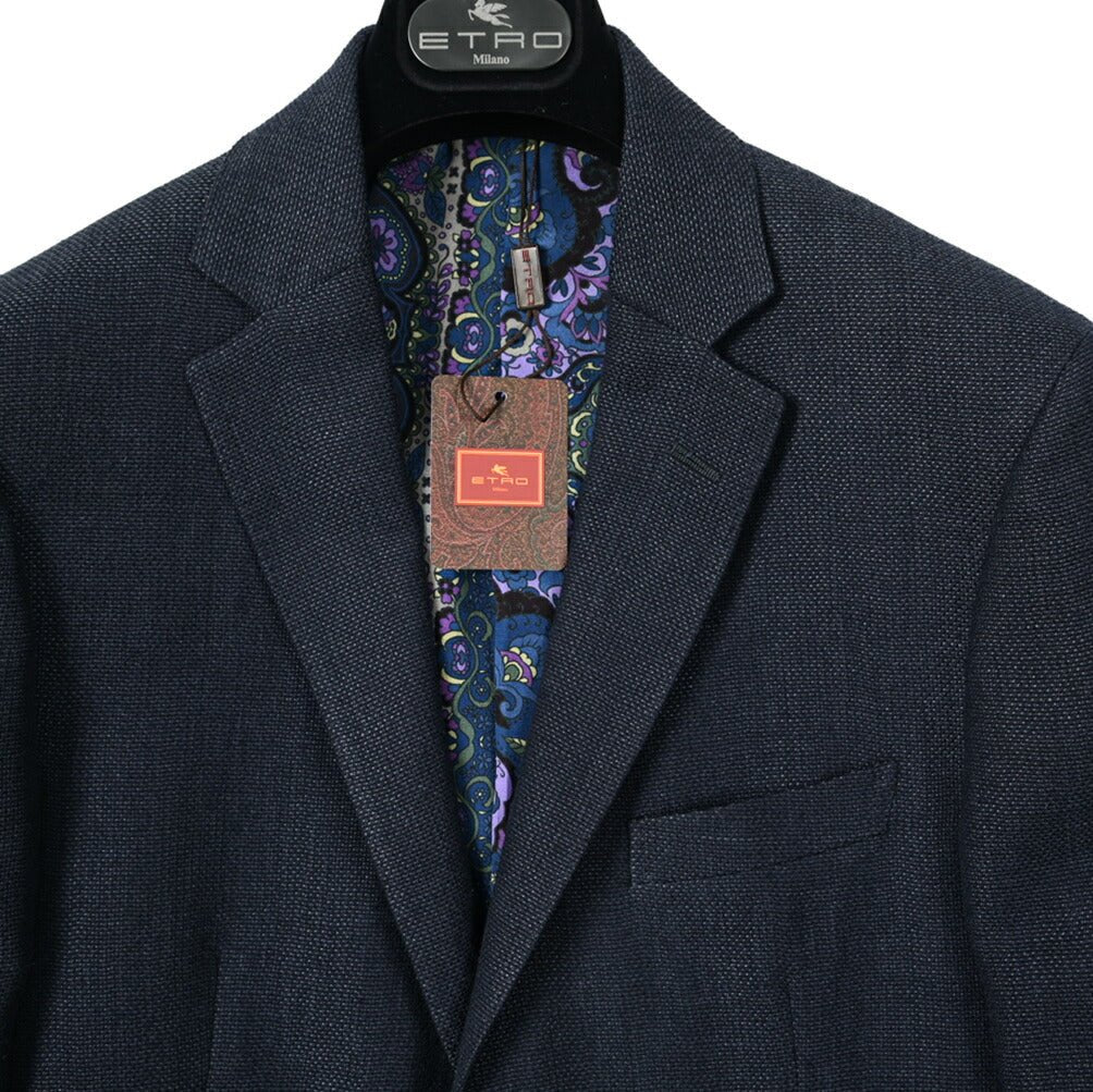 SALE|ETRO ウールリネン 2Bシングルテーラードジャケット|406315|GUARDAROBA MILANO OFFICIAL STORE