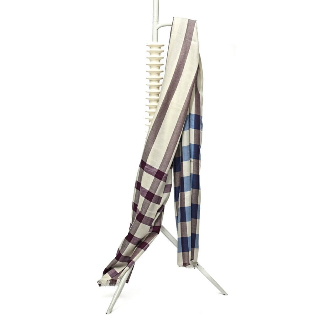 SALE|ETRO カシミヤシルク チェック柄ストール|407352|GUARDAROBA MILANO OFFICIAL STORE