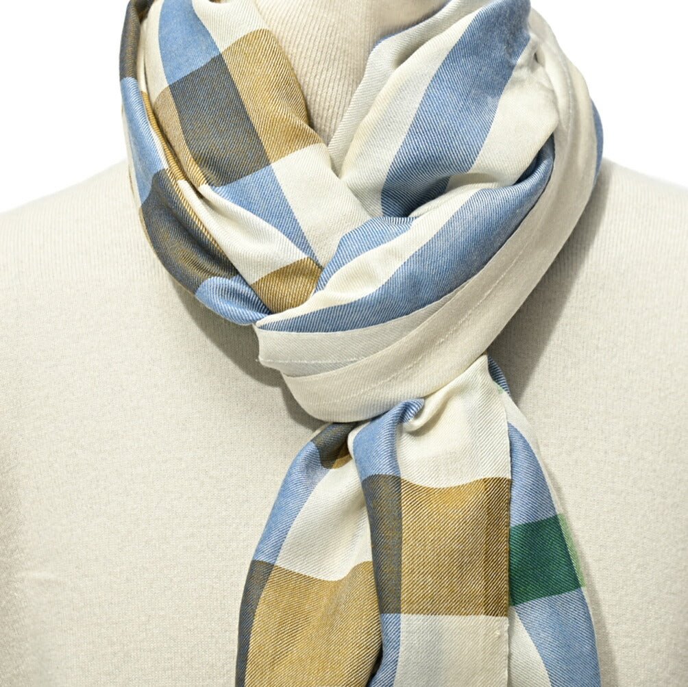 SALE|ETRO カシミヤシルク チェック柄ストール|407360|GUARDAROBA MILANO OFFICIAL STORE