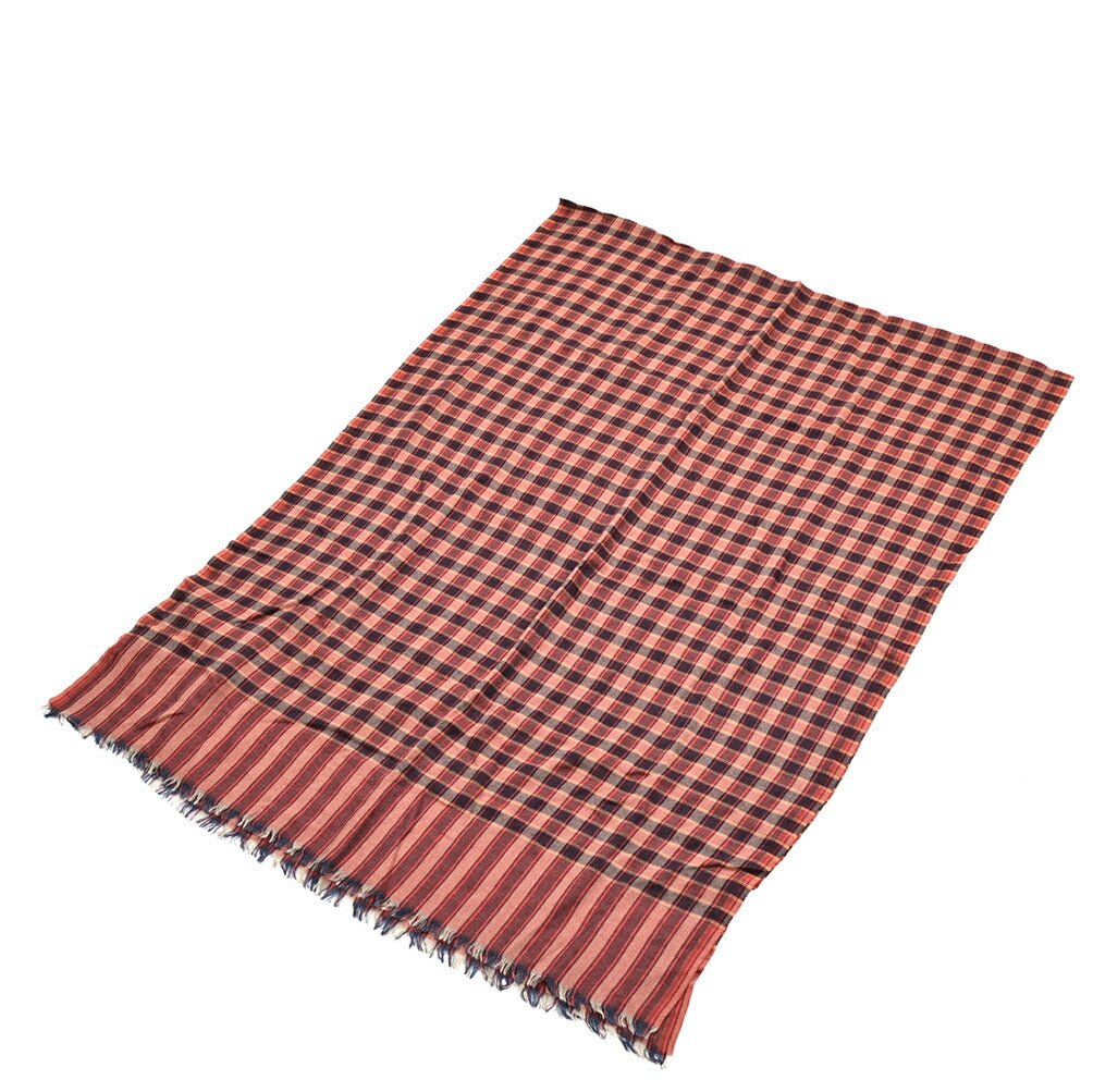 SALE|ETRO カシミヤシルク チェック柄ストール|407087|GUARDAROBA MILANO OFFICIAL STORE