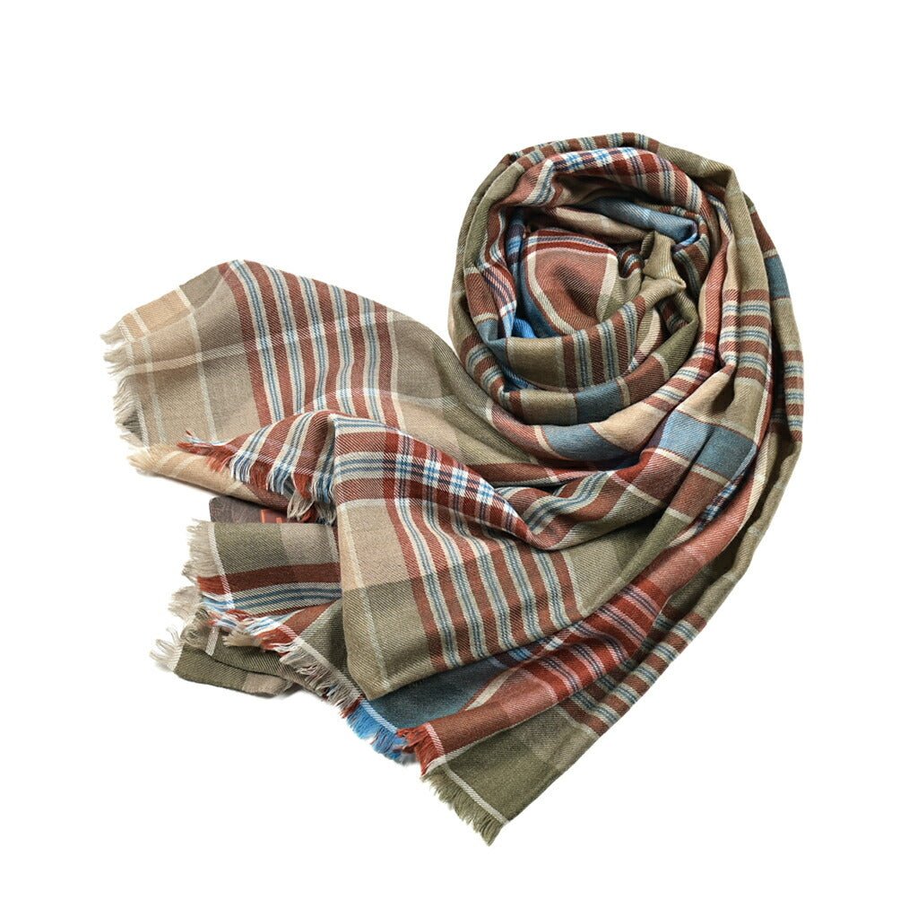 SALE|ETRO カシミヤシルク チェック柄ストール|407339|GUARDAROBA MILANO OFFICIAL STORE