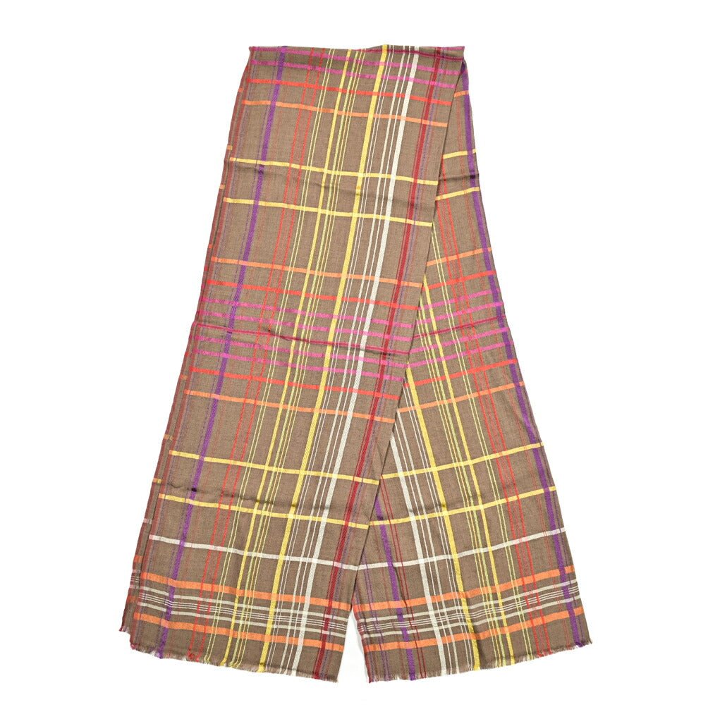 SALE|ETRO カシミヤシルク チェック柄ストール|407028|GUARDAROBA MILANO OFFICIAL STORE