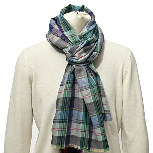 SALE|ETRO カシミヤシルク チェック柄ストール|407357|GUARDAROBA MILANO OFFICIAL STORE