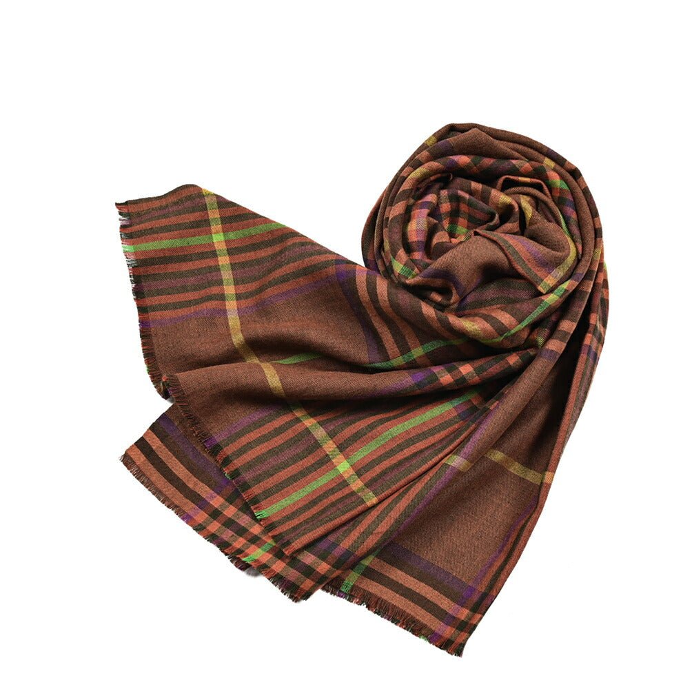 SALE|ETRO カシミヤシルク チェック柄ストール|407020|GUARDAROBA MILANO OFFICIAL STORE