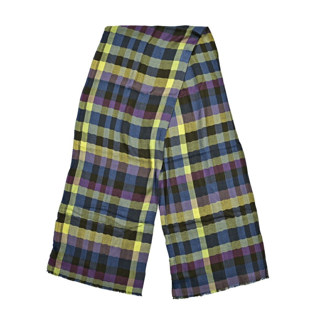 SALE|ETRO カシミヤシルク チェック柄ストール|407018|GUARDAROBA MILANO OFFICIAL STORE