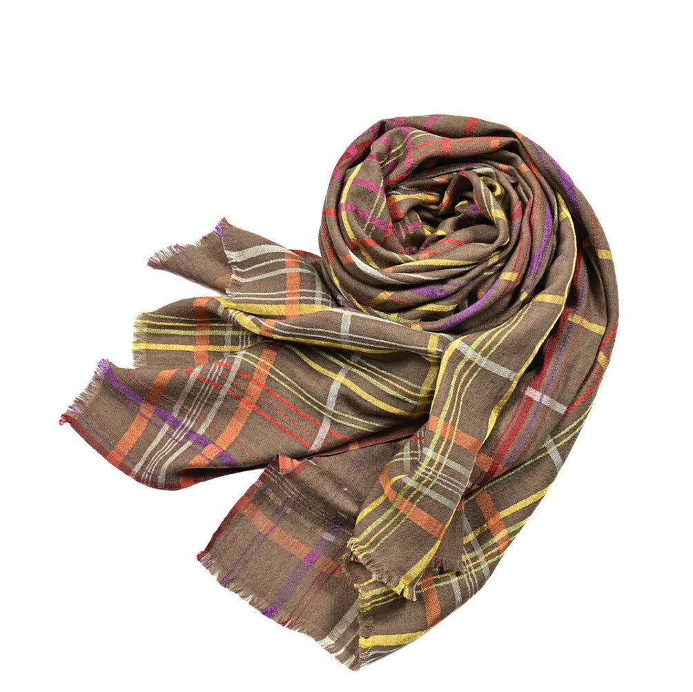 SALE|ETRO カシミヤシルク チェック柄ストール|407028|GUARDAROBA MILANO OFFICIAL STORE