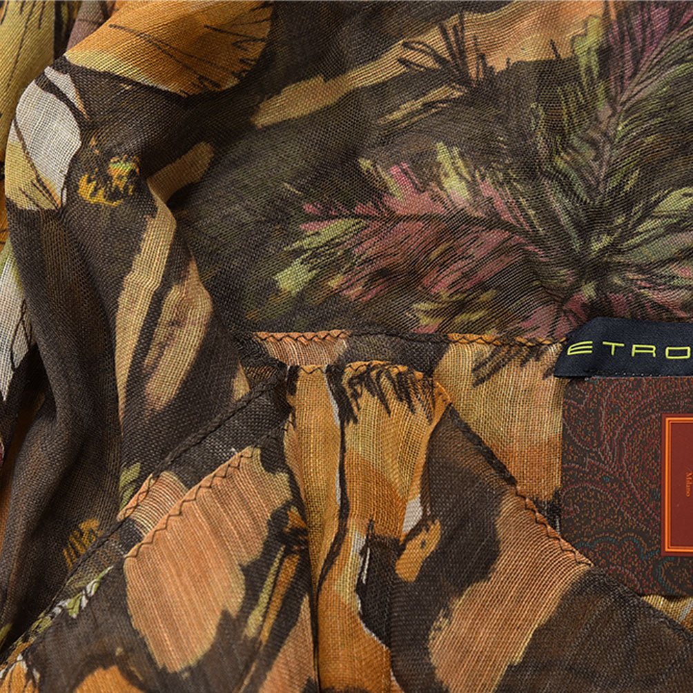 SALE|ETRO モダールウール ボタニカル柄ストール|407262|GUARDAROBA MILANO OFFICIAL STORE
