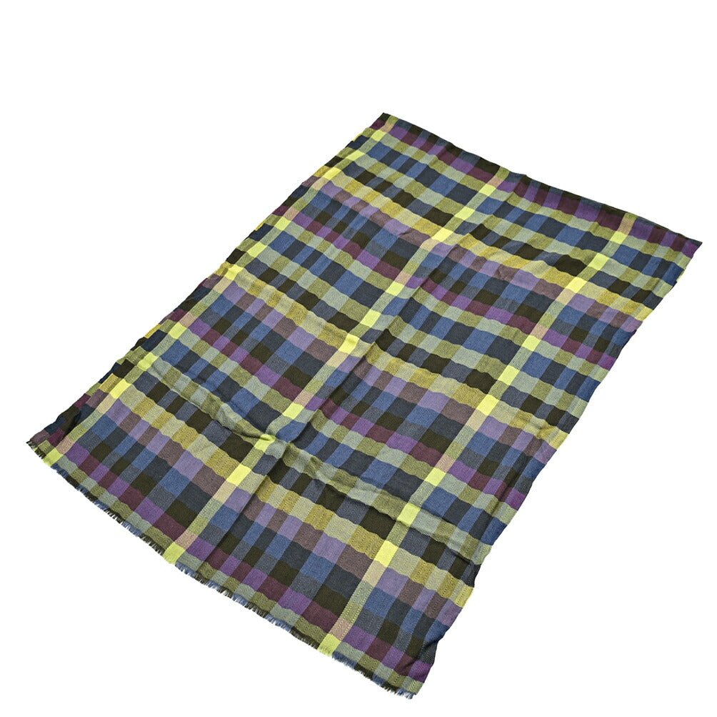 SALE|ETRO カシミヤシルク チェック柄ストール|407018|GUARDAROBA MILANO OFFICIAL STORE