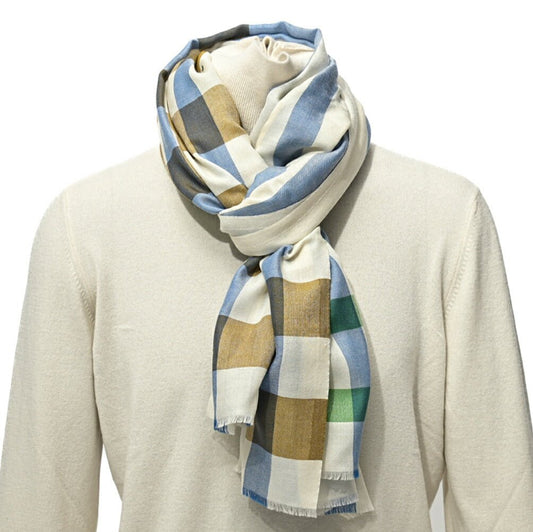 SALE|ETRO カシミヤシルク チェック柄ストール|407360|GUARDAROBA MILANO OFFICIAL STORE