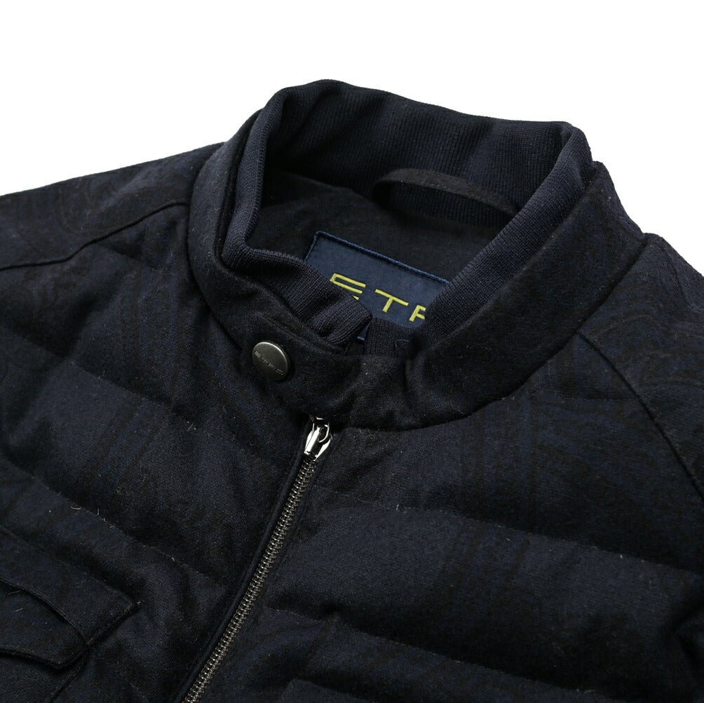 SALE|ETRO ウールポリエステル 中綿入りスタンドカラーブルゾン|406858|GUARDAROBA MILANO OFFICIAL STORE